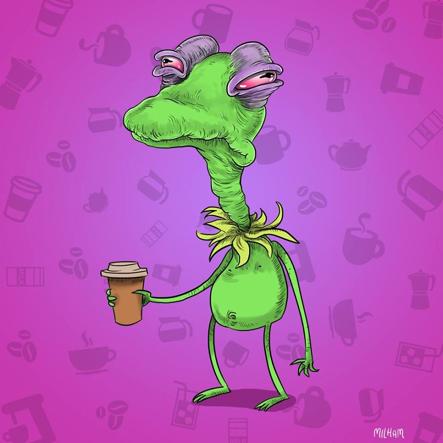 Kermit Before Coffee