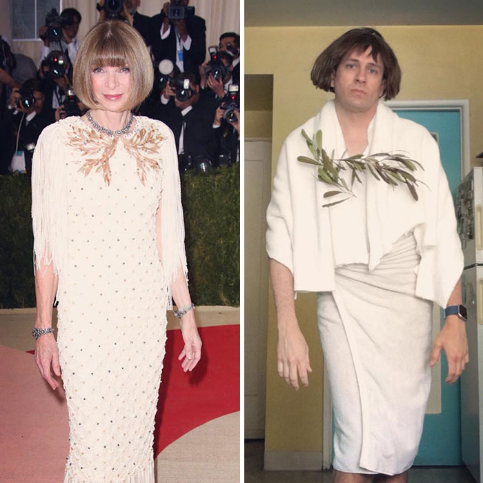 Tom Lenk As Anna Wintour At Met Gala