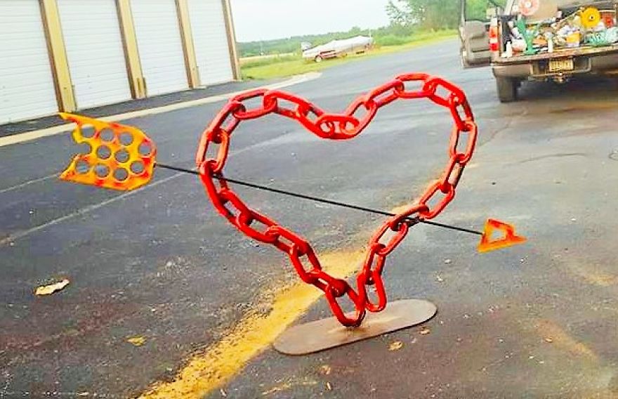 I Create Sculptures From Recycled Materials