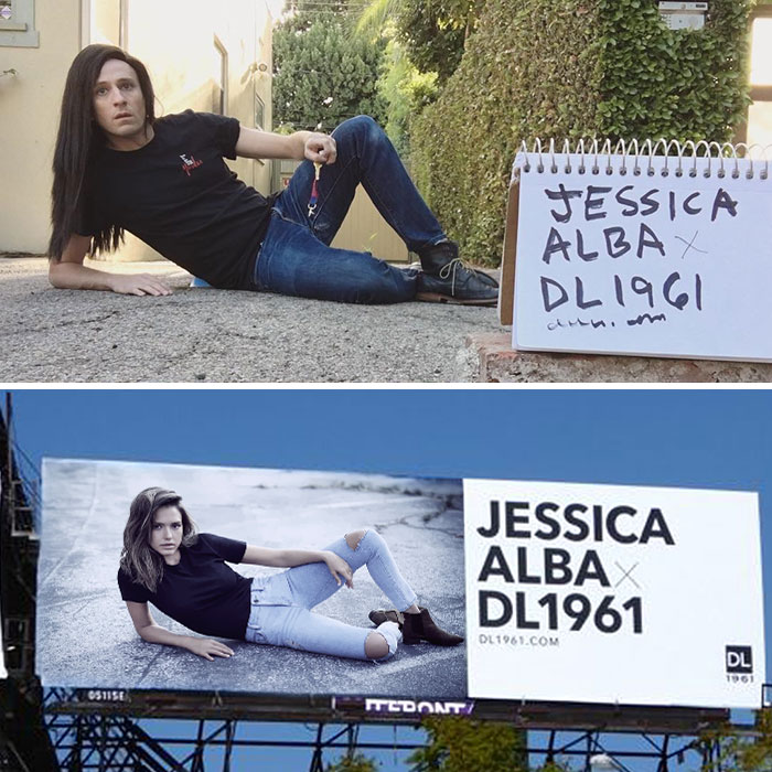 Tom Lenk As Jessica Alba For Dl1961