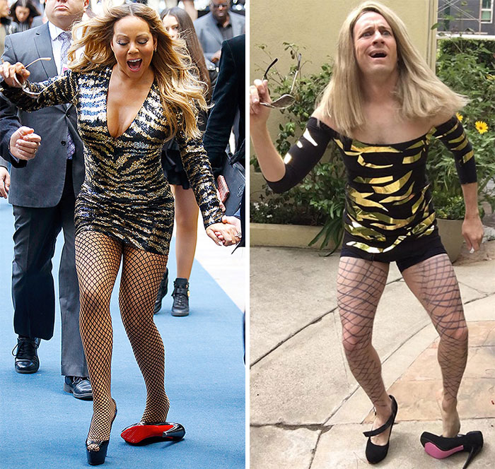 Tom Lenk As Mariah Carrey At Nbc Upfront