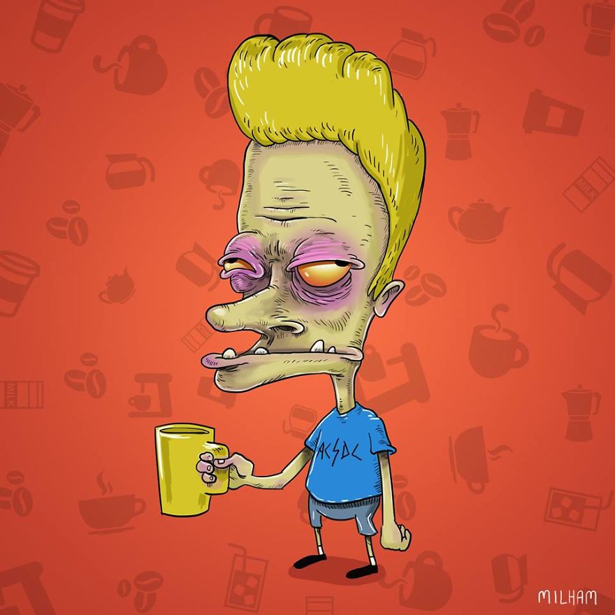 Beavis Before Coffee