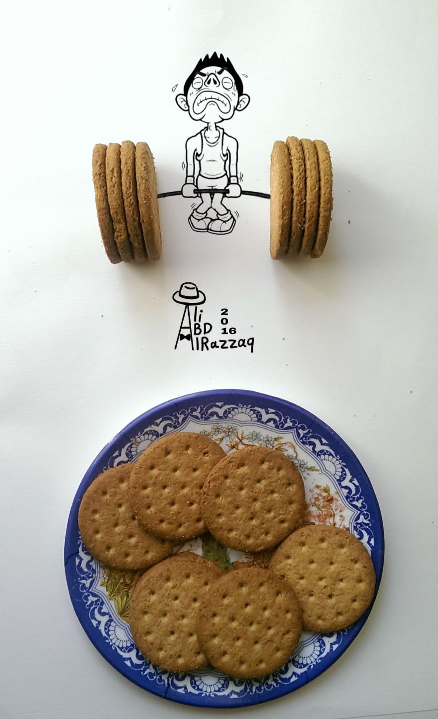 I Draw Interactive Illustrations Using Everyday Objects (part 7 )