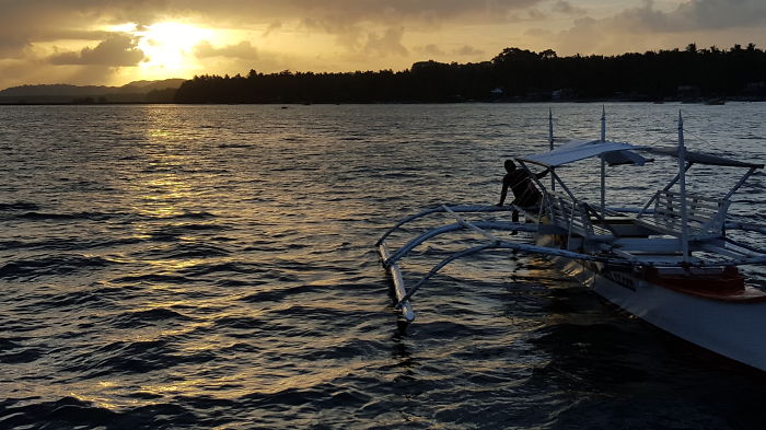 Fisherman On Siargao Island