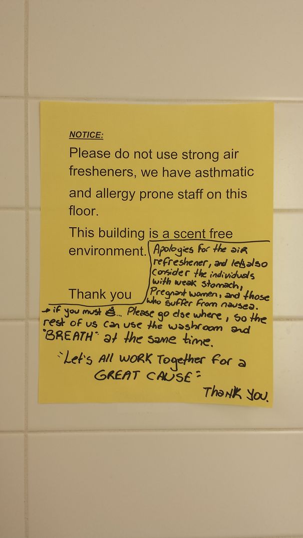 Found In The Ladies' Room. (not So Lady-like.)