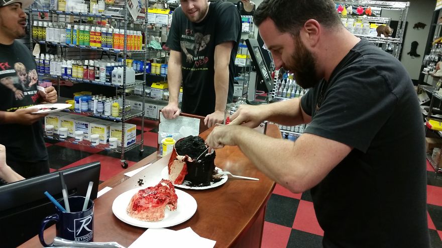 I Took The Phrase 'Death By Chocolate' Literally And Turned It Into A Cake I Took The Phrase 'Death By Chocolate' Literally And Turned It Into A Cake