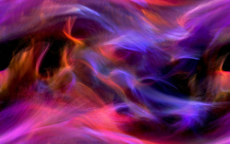 I Turn Particle Simulations Into Digital Art Using A Synthesizer