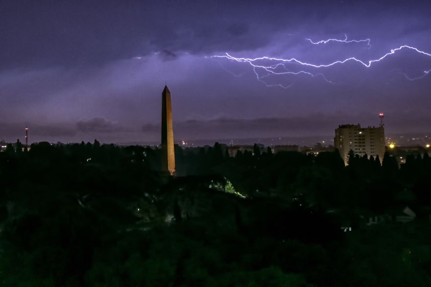 I'm Chasing Lighting From My Balcony