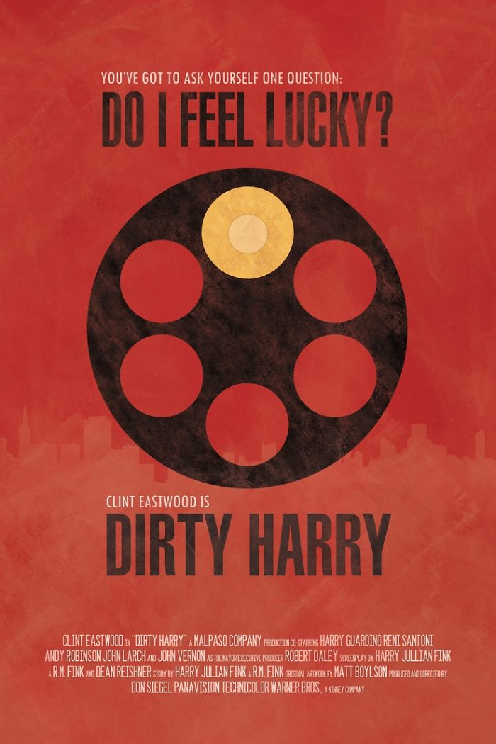 Poster for "Dirty Harry" movie
