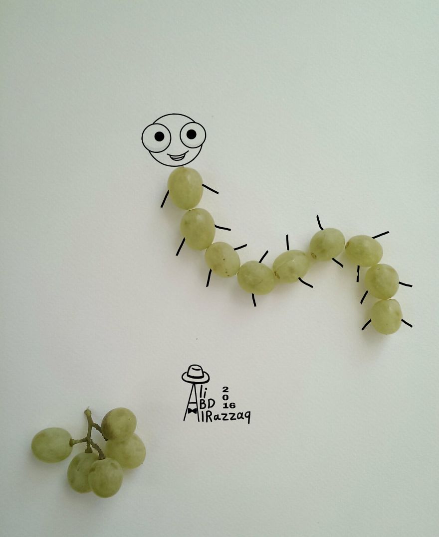 I Draw Interactive Illustrations Using Everyday Objects (part 7 )