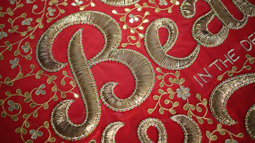 Typography Meets Indian Crafts Typography Meets Indian Crafts