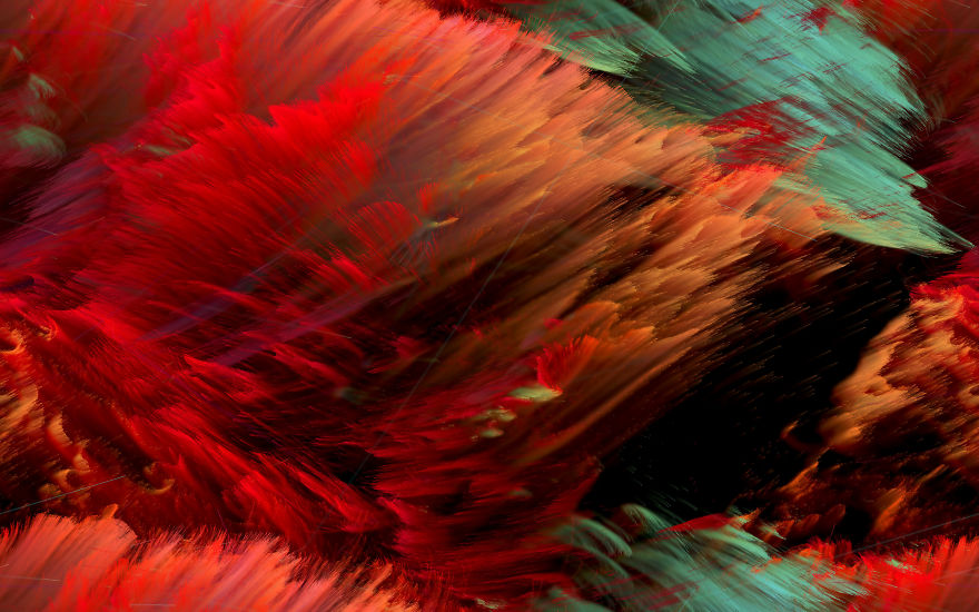 I Turn Particle Simulations Into Digital Art Using A Synthesizer