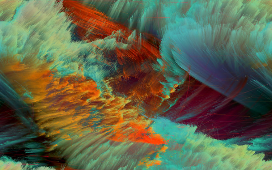 I Turn Particle Simulations Into Digital Art Using A Synthesizer