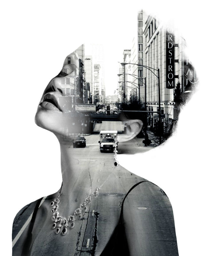 Double Exposure Portraits Where I Merge Two Worlds Into One Double Exposure Portraits Where I Merge Two Worlds Into One