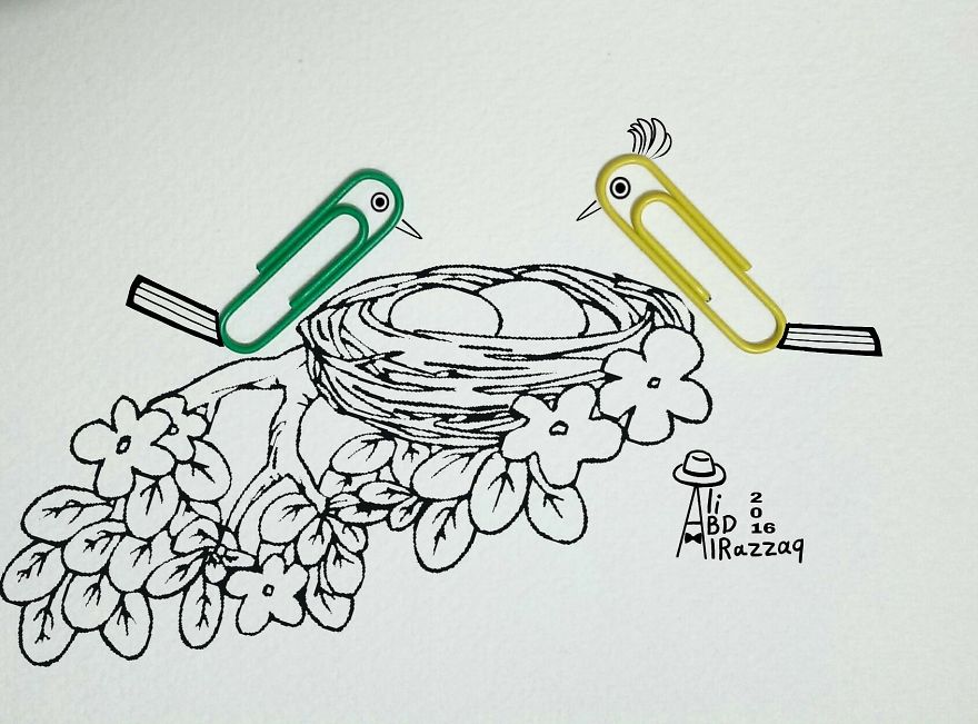 I Draw Interactive Illustrations Using Everyday Objects (part 7 )