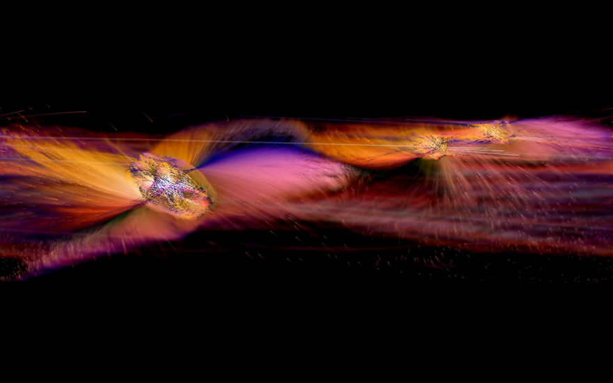 I Turn Particle Simulations Into Digital Art Using A Synthesizer I Turn Particle Simulations Into Digital Art Using A Synthesizer