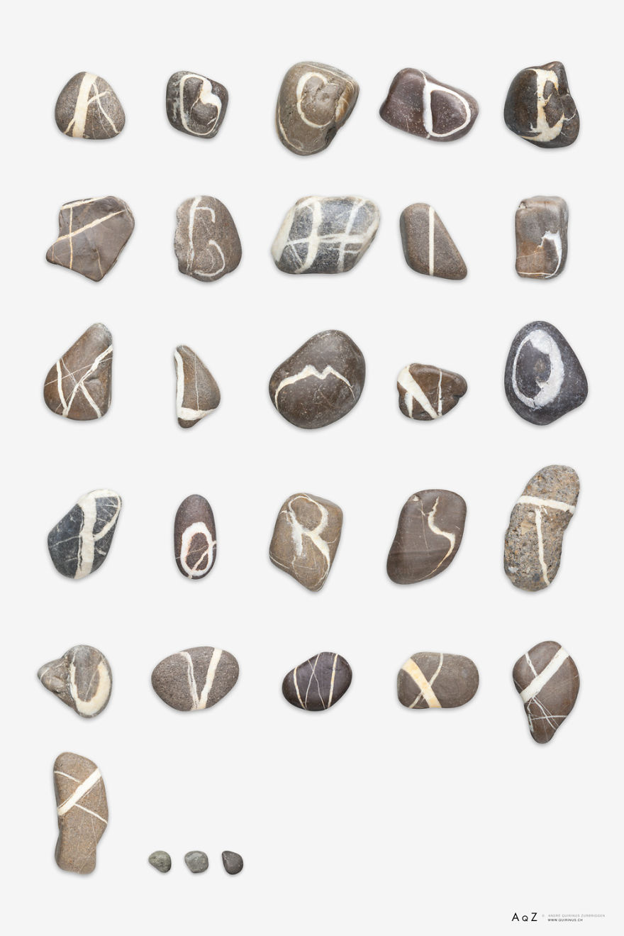 This Guy Collected A Complete Stone Alphabet Over 10 Years