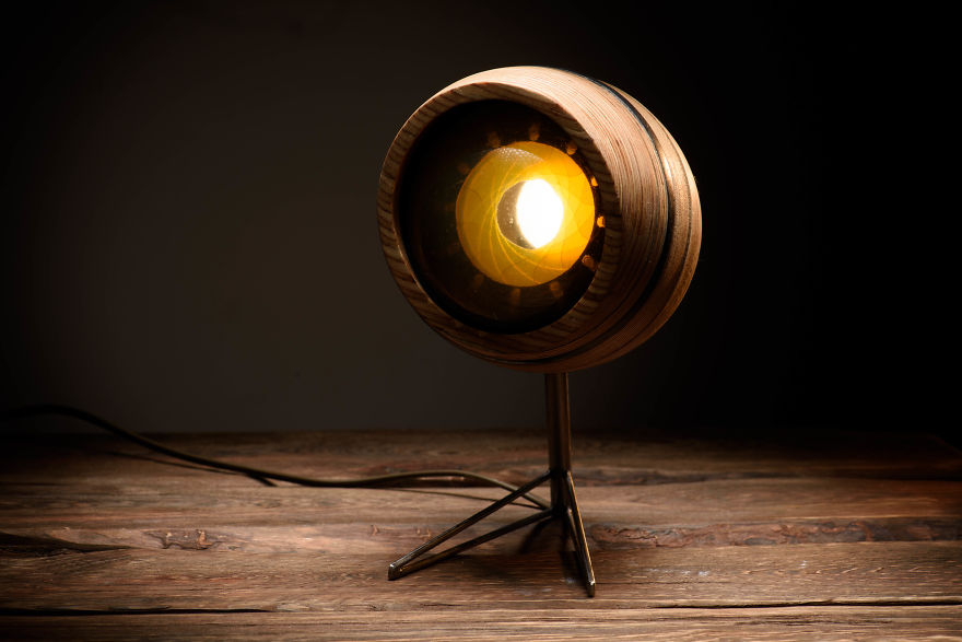 I Designed A Lamp That Uses Diaphragm To Change The Intensity Of Light I Designed A Lamp That Uses Diaphragm To Change The Intensity Of Light