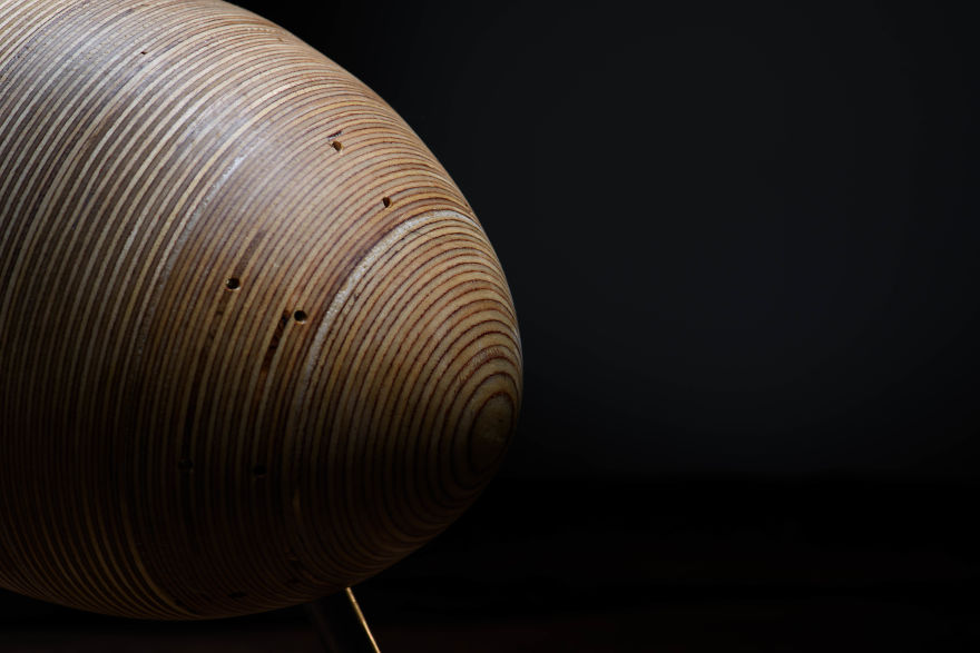 I Designed A Lamp That Uses Diaphragm To Change The Intensity Of Light