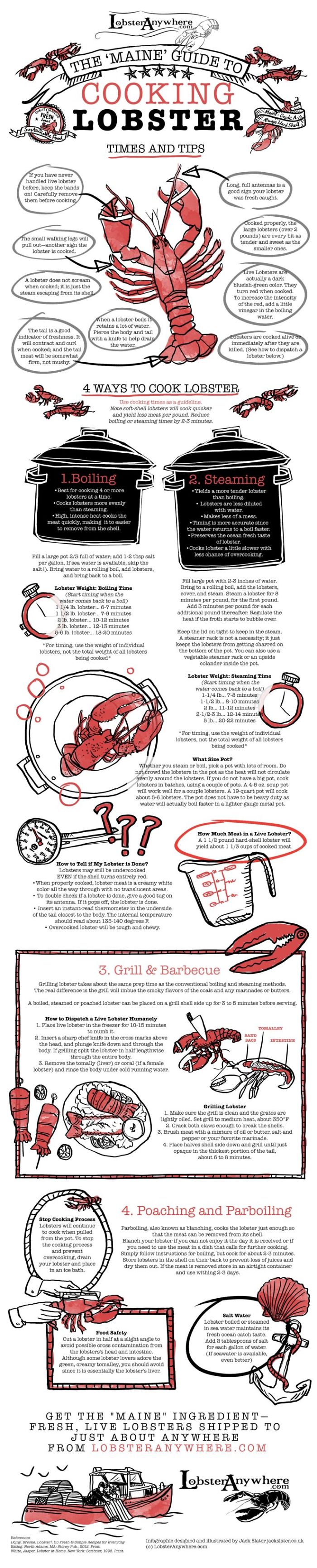 Lobster Cooking Tips