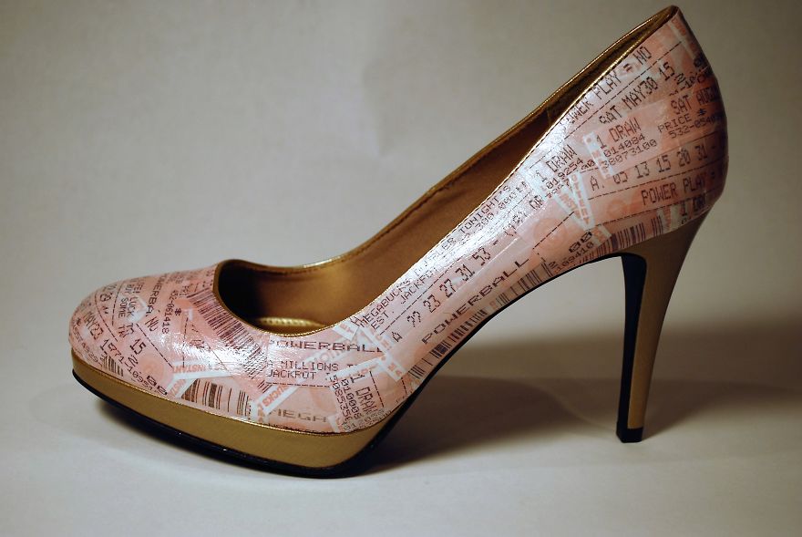 I Turned Ordinary Shoes Into Wearable Art