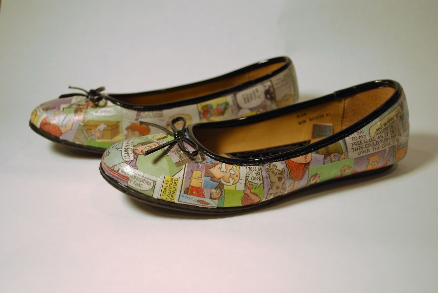 I Turned Ordinary Shoes Into Wearable Art