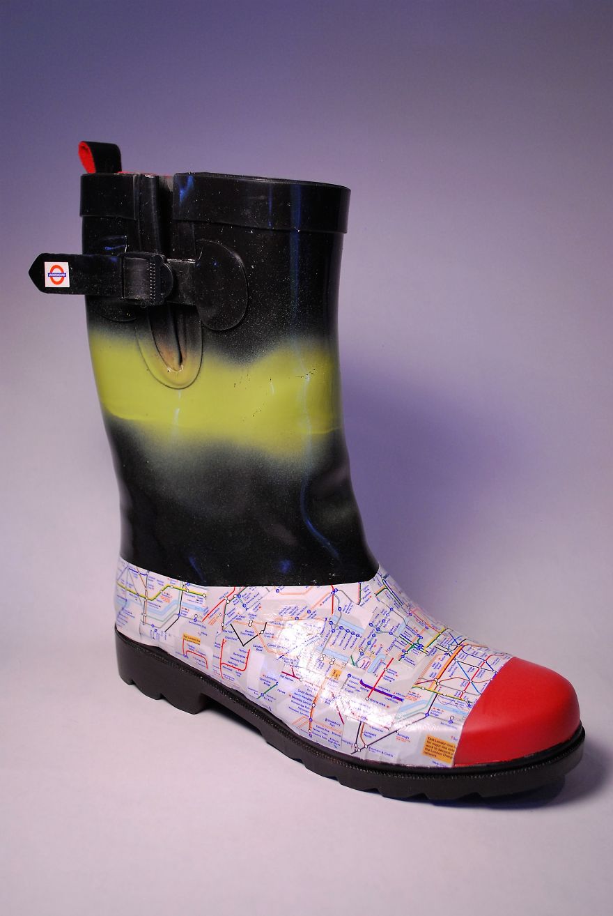 I Turned Ordinary Shoes Into Wearable Art I Turned Ordinary Shoes Into Wearable Art