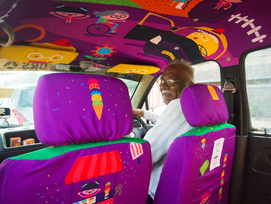 This 75-Year-Old Taxi Driver Helps People In Emergencies, So We Decided To Give His Cab The Design Treatment This 75-Year-Old Taxi Driver Helps People In Emergencies, So We Decided To Give His Cab The Design Treatment