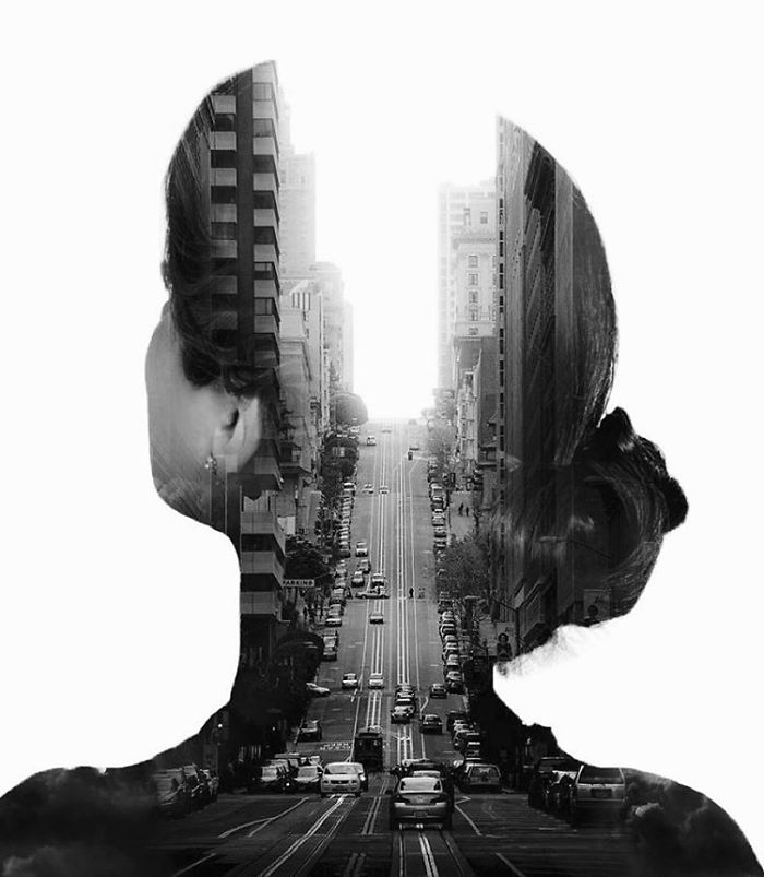 Double Exposure Portraits Where I Merge Two Worlds Into One Double Exposure Portraits Where I Merge Two Worlds Into One