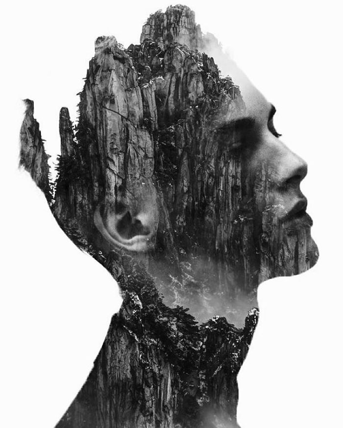 Double Exposure Portraits Where I Merge Two Worlds Into One Double Exposure Portraits Where I Merge Two Worlds Into One