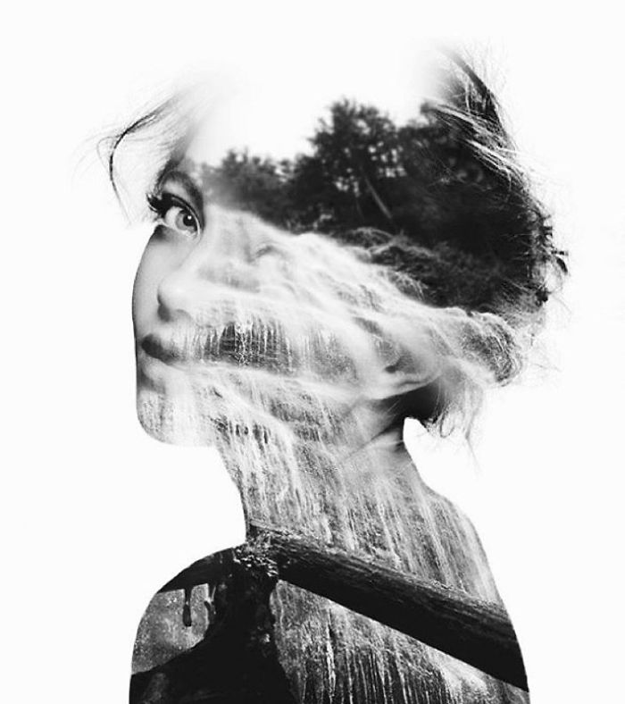 Double Exposure Portraits Where I Merge Two Worlds Into One Double Exposure Portraits Where I Merge Two Worlds Into One