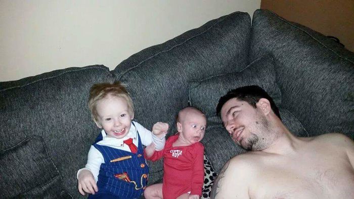 Someone Is Unsure Of Daddy.