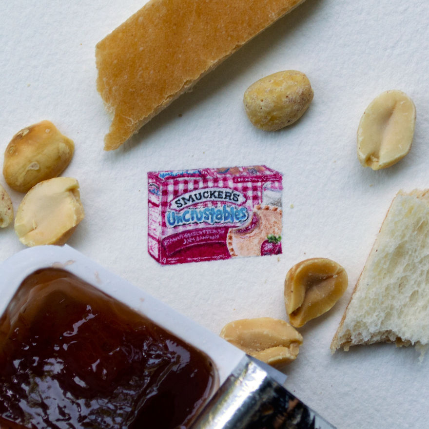 Uncrustables. The Letter U For The "mini-market" Series. "mini-market" Consists Of A Brand For Each Letter Of The Alphabet