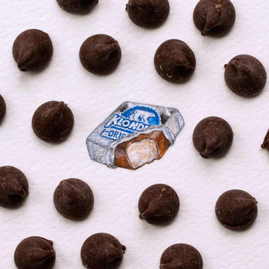 Klondike Bar. The Letter K For The "mini-market" Series. "mini-market" Consists Of A Brand For Each Letter Of The Alphabet