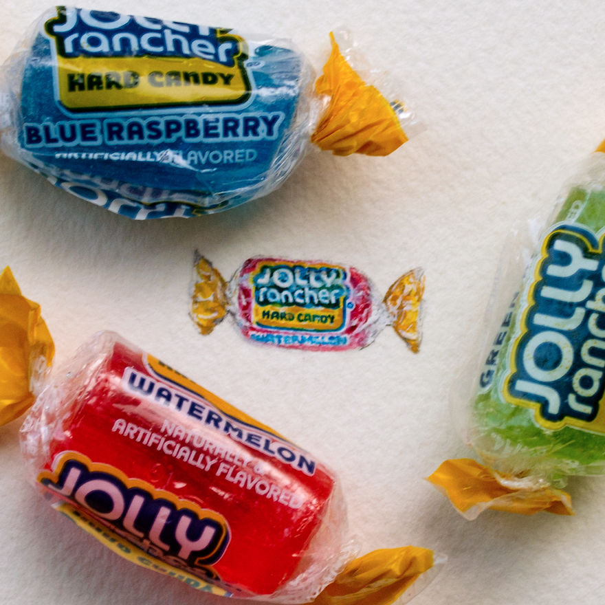 Jolly Rancher. The Letter J For The "mini-market" Series. "mini-market" Consists Of A Brand For Each Letter Of The Alphabet