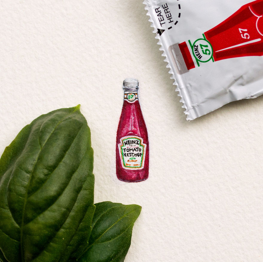 Heinz Ketchup. The Letter H For The "mini-market" Series. "mini-market" Consists Of A Brand For Each Letter Of The Alphabet