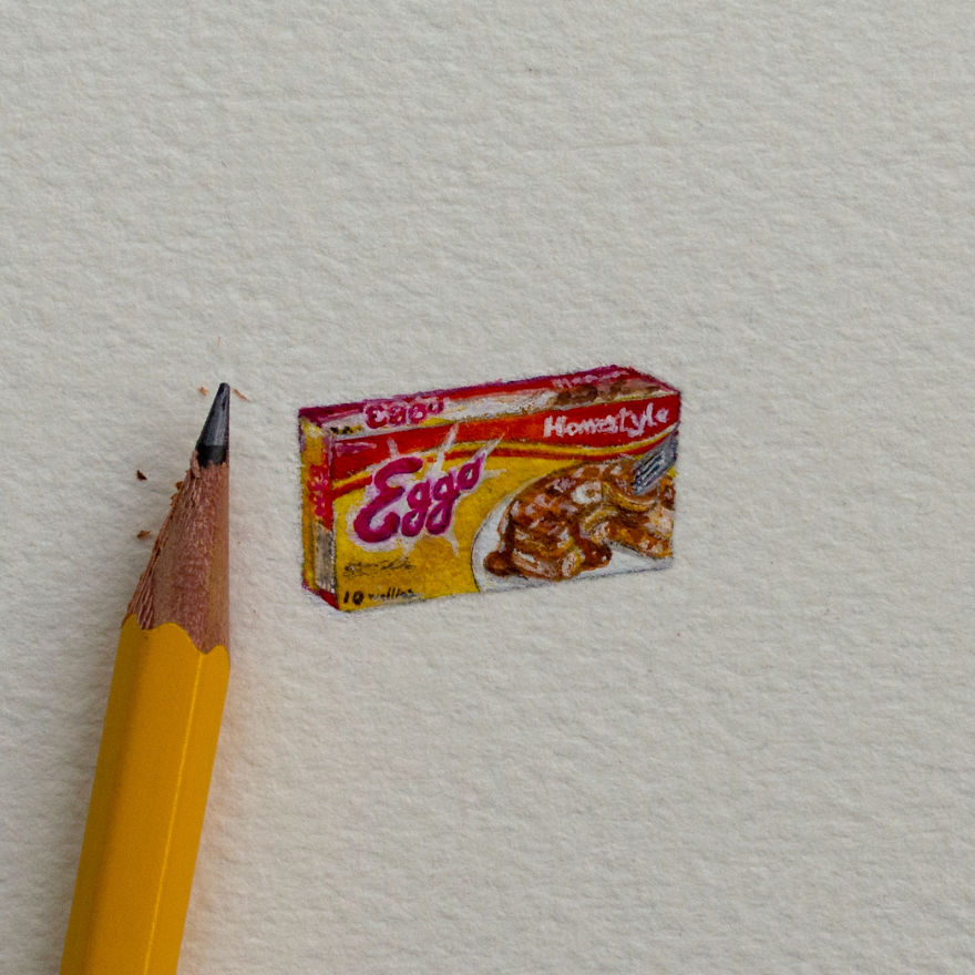 Eggo Waffles. The Letter E For The "mini-market" Series. "mini-market" Consists Of A Brand For Each Letter Of The Alphabet