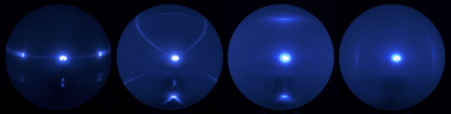 We Recreate Beautiful Atmospheric Ice Halos Using Spinning Glass Crystals