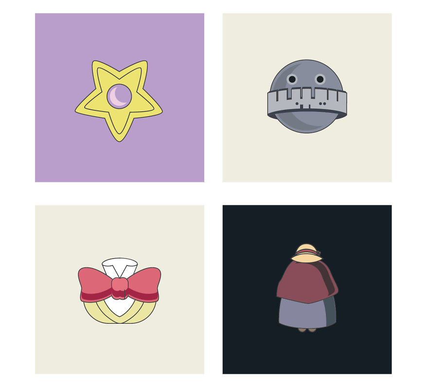 I Created Icons For Howl's Moving Castle!