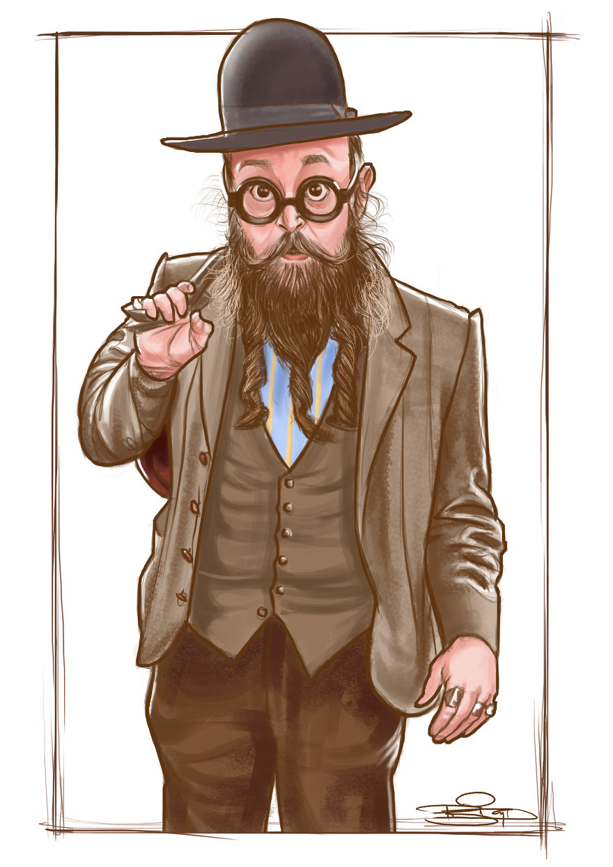 I Draw Hyper Realistic Caricatures And Illustrations With Mixed Media