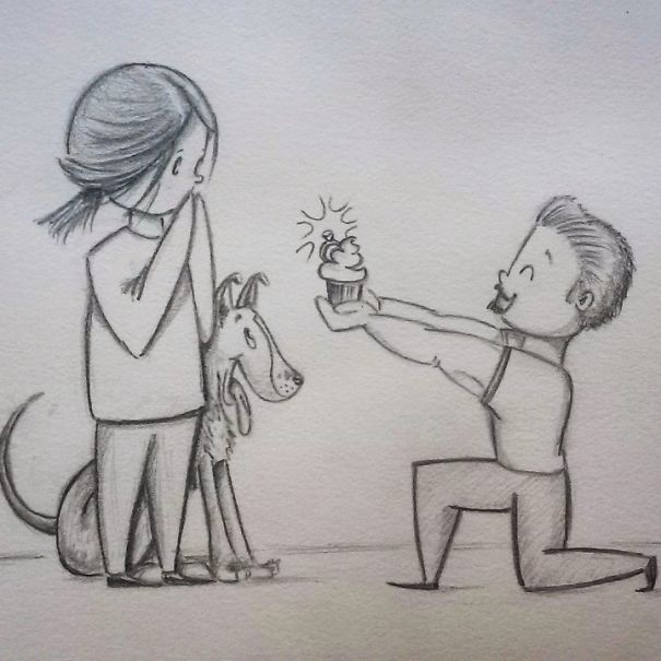 I Made A Doodle Of The Moment To Share