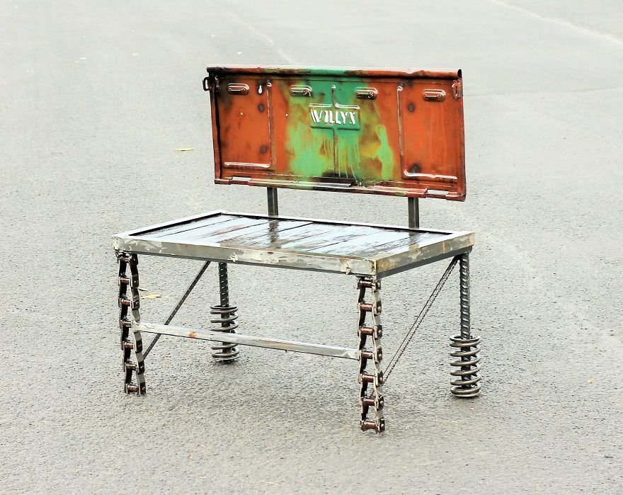 I Create Sculptures From Recycled Materials