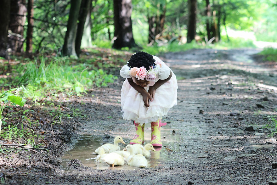 Ducklings And The Flower Princess
