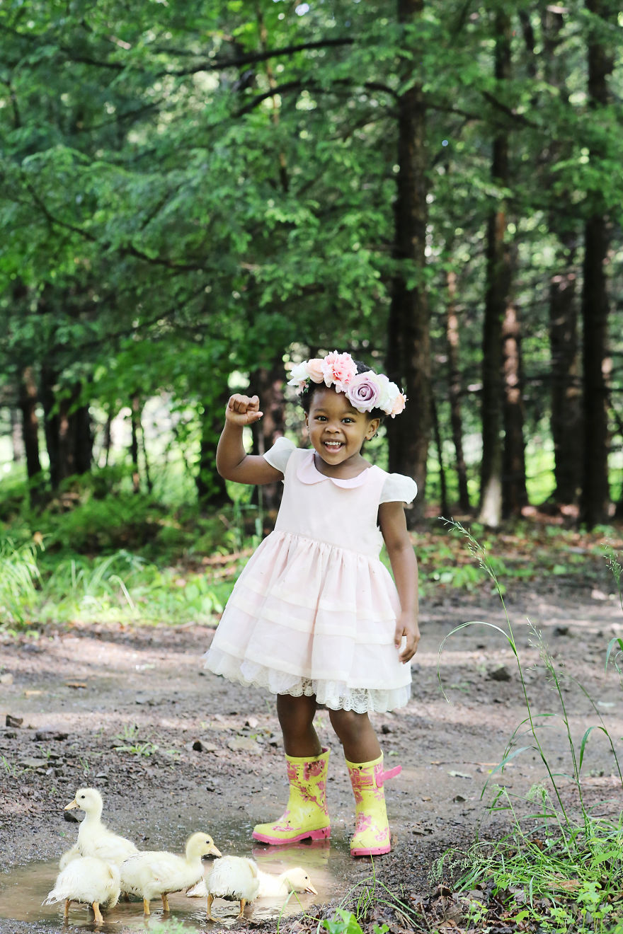 Ducklings And The Flower Princess