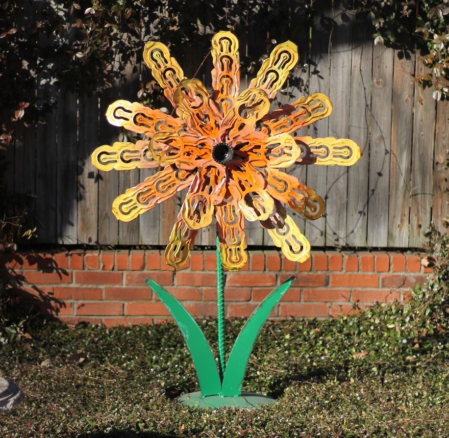 I Create Sculptures From Recycled Materials