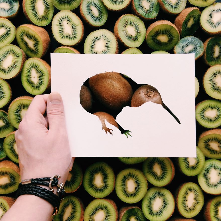 I Use Nature To Color Animal Paper Silhouettes (Part 2)