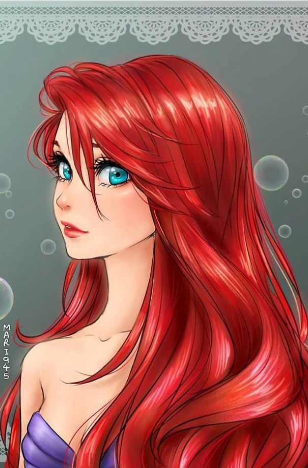 If Disney Princesses Were Anime Characters!