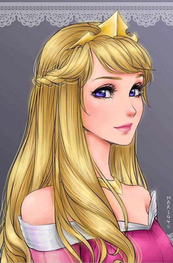 If Disney Princesses Were Anime Characters!