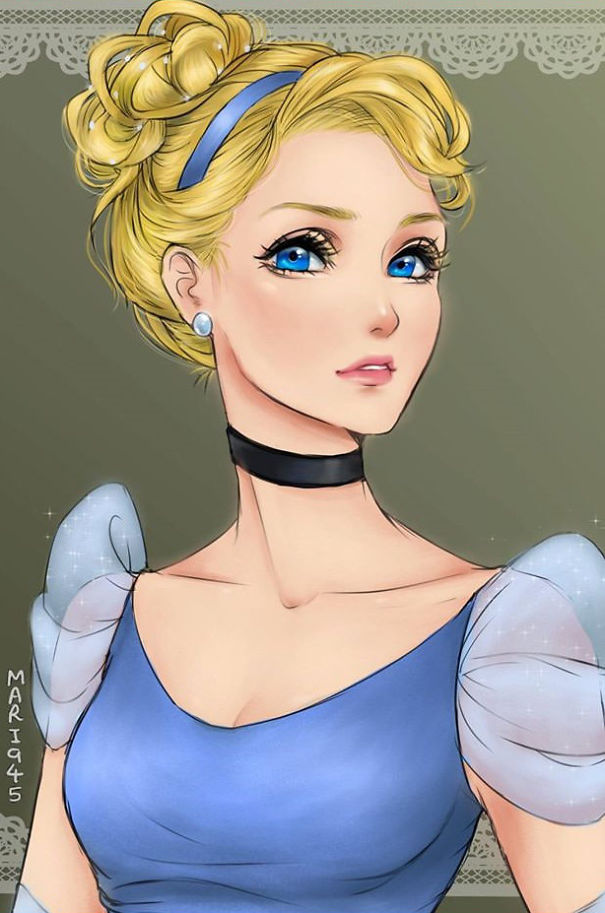 If Disney Princesses Were Anime Characters!