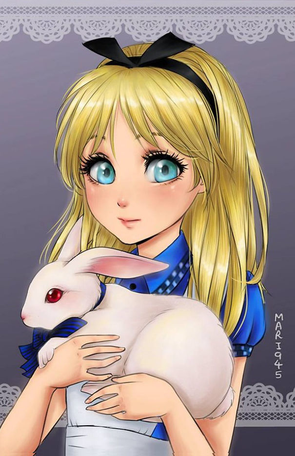 If Disney Princesses Were Anime Characters!